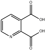 2,3-吡啶二甲酸,89-00-9,结构式