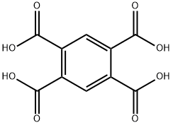 Pyromellitic acid Struktur