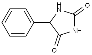 5-フェニルヒダントイン 化学構造式