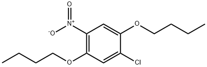 1,4-二丁氧基-2-氯-5-硝基苯,89-30-5,结构式
