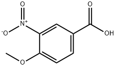 4-甲氧基-3-硝基苯甲酸,89-41-8,结构式