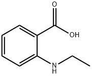 2-(エチルアミノ)安息香酸 化学構造式