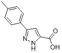 3-(4-甲基苯)-1H-吡唑-5-羧酸, 890007-12-2, 结构式
