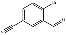 4-溴-3-甲酰苯甲腈, 89003-95-2, 结构式