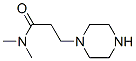 1-Piperazinepropanamide,N,N-dimethyl-(9CI) Struktur