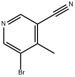 5-bromo-4-methylnicotinonitrile Structure