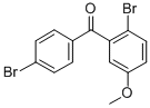 2,4'-DIBROMO-5-METHOXYBENZOPHENONE Structure