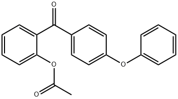 2-ACETOXY-4'-PHENOXYBENZOPHENONE Structure
