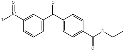 4-ETHOXYCARBONYL-3'-NITROBENZOPHENONE Structure