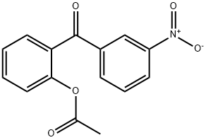 2-ACETOXY-3'-NITROBENZOPHENONE Struktur