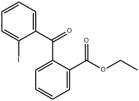 2-ETHOXYCARBONYL-2'-IODOBENZOPHENONE Structure