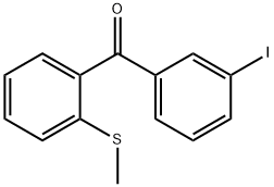 3-IODO-2'-THIOMETHYLBENZOPHENONE Struktur