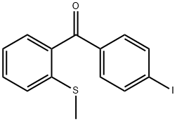 4-IODO-2'-THIOMETHYLBENZOPHENONE Structure