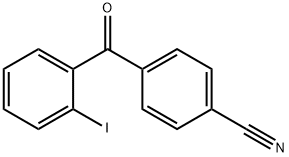 4-CYANO-2'-IODOBENZOPHENONE Struktur