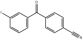 4-CYANO-3'-IODOBENZOPHENONE Structure