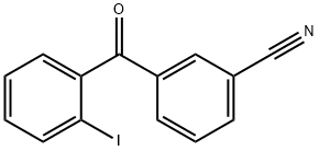 3-CYANO-2'-IODOBENZOPHENONE Structure
