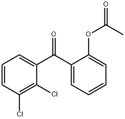 2-(2,3-二氯苯甲酰基)苯乙酸酯, 890098-76-7, 结构式