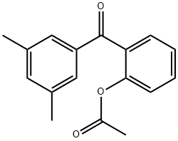 2-ACETOXY-3',5'-METHYLBENZOPHENONE Structure