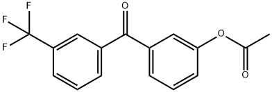 3-ACETOXY-3'-TRIFLUOROBENZOPHENONE Structure