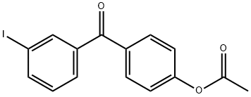 4-ACETOXY-3'-IODOBENZOPHENONE|4-(3-碘苯甲酰基)苯乙酸酯