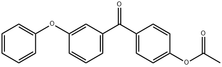4-ACETOXY-3'-PHENOXYBENZOPHENONE 结构式