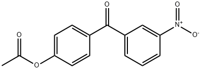 4-ACETOXY-3'-NITROBENZOPHENONE Structure