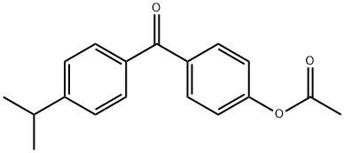 4-ACETOXY-4'-ISOPROPYLBENZOPHENONE Struktur
