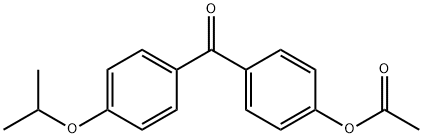 4-(4-异丙氧基苯甲酰基)苯乙酸酯 结构式