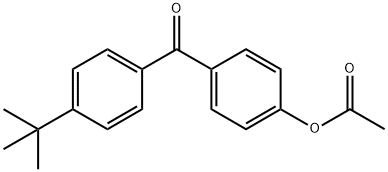 4-ACETOXY-4'-T-BUTYLBENZOPHENONE Struktur
