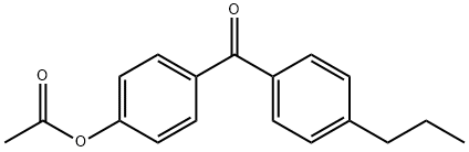 4-ACETOXY-4'-PROPYLBENZOPHENONE Struktur