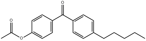 4-ACETOXY-4'-PENTYLBENZOPHENONE Structure