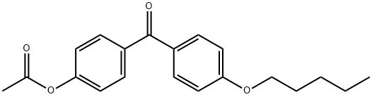 4-ACETOXY-4'-PENTYLOXYBENZOPHENONE Struktur