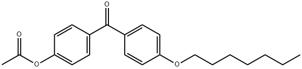4-(4-(庚氧基)苯甲酰基)苯乙酸酯, 890099-93-1, 结构式