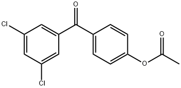 4-ACETOXY-3',5'-DICHLOROBENZOPHENONE Structure