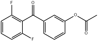 3-ACETOXY-2',6'-DIFLUOROBENZOPHENONE|3-(2,6-二氟苯甲酰基)苯乙酸酯