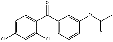 3-ACETOXY-2',4'-DICHLOROBENZOPHENONE Structure
