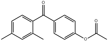 4-ACETOXY-2',4'-DIMETHYLBENZOPHENONE|4-(2,4-二甲基苯甲酰基)乙酸苯酯