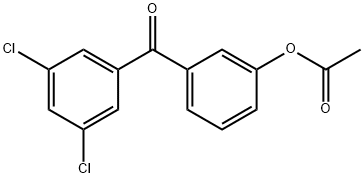 3-ACETOXY-3',5'-DICHLOROBENZOPHENONE Structure