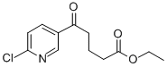 ETHYL 5-(6-CHLORO-3-PYRIDYL)-5-OXOVALERATE Structure