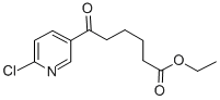 ETHYL 6-(6-CHLORO-3-PYRIDYL)-6-OXOHEXANOATE Structure