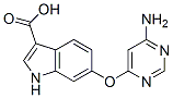 1H-Indole-3-carboxylic  acid,  6-[(6-amino-4-pyrimidinyl)oxy]-|