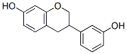 3',7-dihydroxyisoflavan Struktur