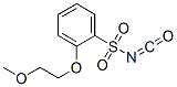 o-(2-methoxyethoxy)-benzene sulfonyl isocyanate Structure