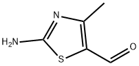 2-AMINO-4-METHYL-5-THIAZOLECARBOXALDEHYDE Struktur