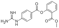2'-carbomethoxyphenyl 4-guanidinobenzoate Structure