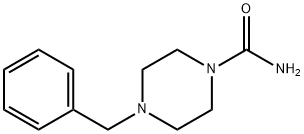 4-ベンジル-1-ピペラジンカルボン酸アミド塩酸塩 化学構造式