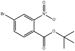 4-溴-2-硝基苯甲酸叔丁酯,890315-72-7,结构式
