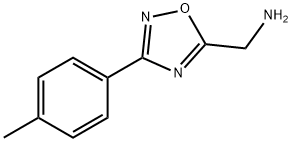 {[3-(4-METHYLPHENYL)-1,2,4-OXADIAZOL-5-YL]METHYL}AMINE HYDROCHLORIDE 化学構造式