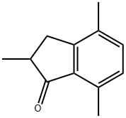 2,4,7-TRIMETHYL-1-INDANONE Structure