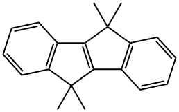 5,10-tetraMethylindeno[2,1-a]indene Struktur